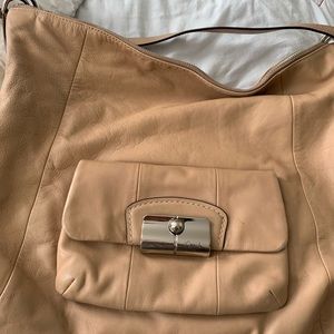 Leather Coach purse
